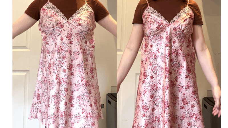 How to Upcycle a Slip Dress so it Fits Perfectly!